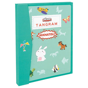 03 569 Ahşap Manyetik Tangram -Pilsan Oyuncak - Toyz Show