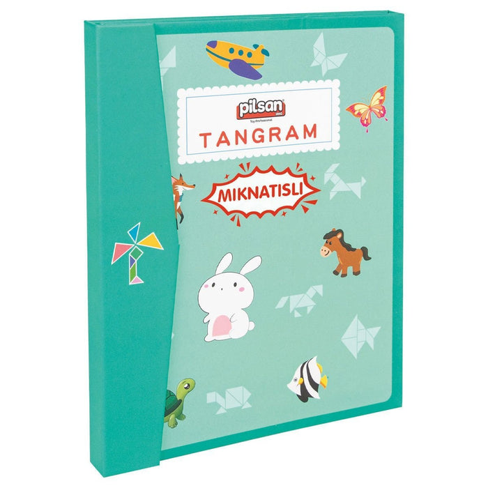03 569 Ahşap Manyetik Tangram -Pilsan Oyuncak - Toyz Show - 