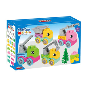03 607 MASTER BLOKLAR İNŞAAT KAMYONLARI SETİ - Toyz Show