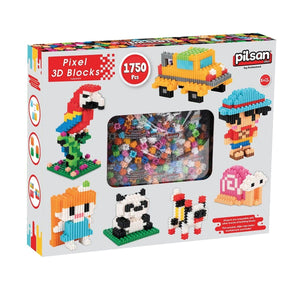 03 616 Pixel 3D Bloklar 1750 Parça -Pilsan Oyuncak - Toyz Show
