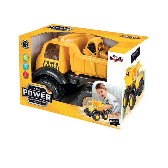 06 518 Power İş Makineli Kamyon -Pilsan Oyuncak - Toyz Show - 