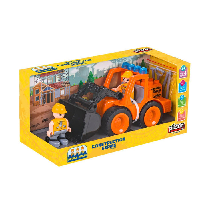 06 533 Double Blocks İş Makineleri Serisi -Pilsan Oyuncak - Toyz Show - 