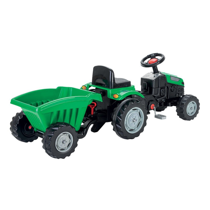 07 316 ACTIVE TRAKTÖR RÖMORKLU PEDALLI YEŞİL - Toyz Show - 