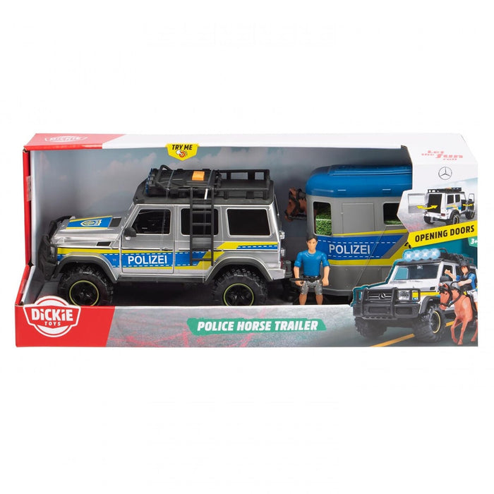 203717007038 Police Horse Trailer - Toyz Show - 