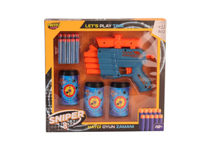 FAB 5707 KUTULU 3 HEDEFLİ SNİPER 8 DART ATICI - Toyz Show