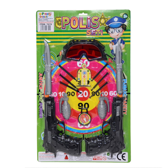 FAB 7070  EL BOMBALI POLİS SETİ KARTELA - Toyz Show - 