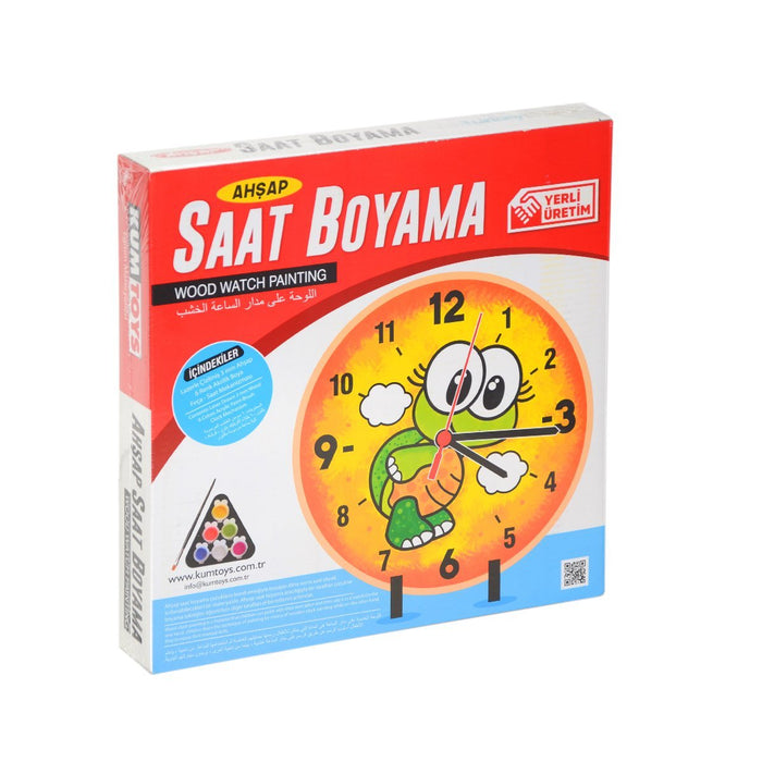 5302 KumToys, Ahşap Saat Boyama - Toyz Show - 