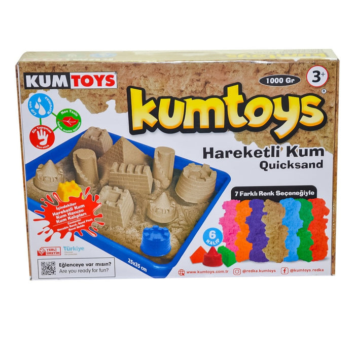5329 Kumtoys, Hareketli Kum Seti 1000 gr / +3 yaş - Toyz Show - 