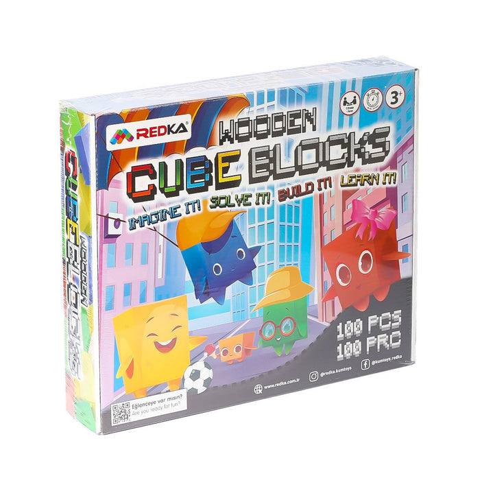 5642 Wooden Cubes Blocks -Redka - Toyz Show - 