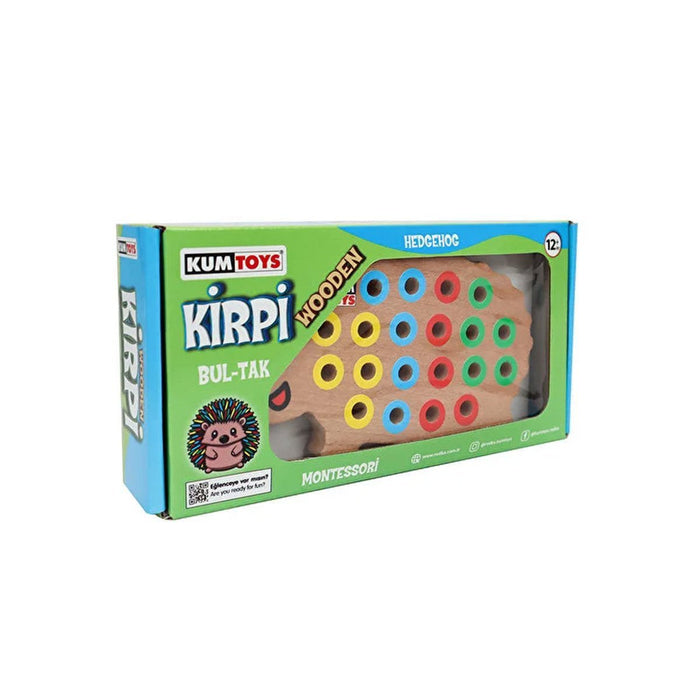 KM5655 Ahşap Kirpi Bultak -Kumtoys - Toyz Show - 