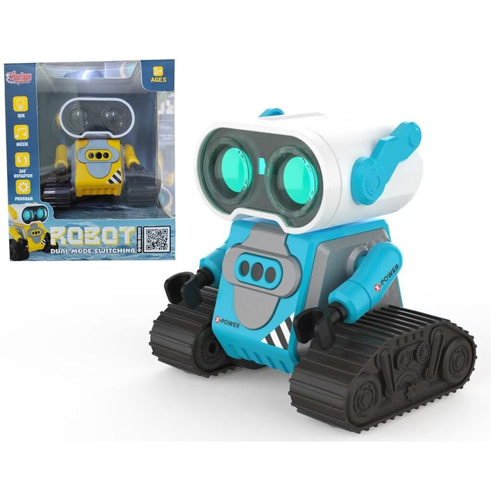 S-023 4568 MAVİ-SARI UK FF ŞARJLI 2 4G ROBOT ARABA - Toyz Show - 