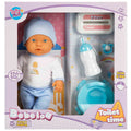 1030141 Sesli Bebelou Tuvalet Zamanı Bebek Seti 32 cm -Sunman - görsel 1