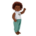 1060091 Dada Kıvırcık Saçlı Bebek 60 cm -Sunman - görsel 3