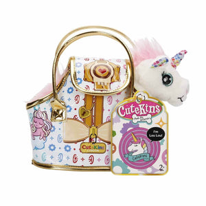 10873 Cutekins Taşıma Çantalı Peluş Unicorn Lou Lou -Sunman - Toyz Show