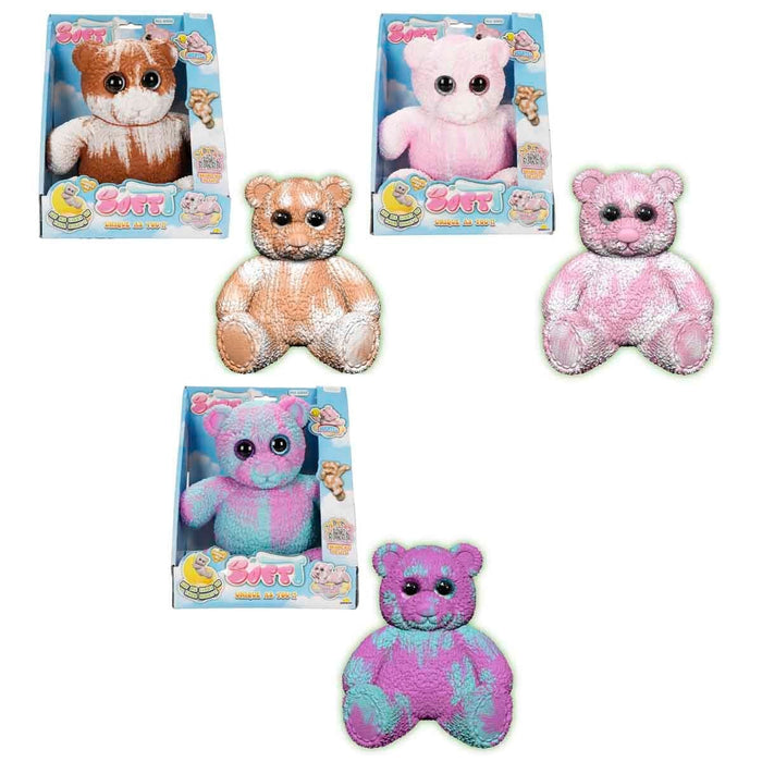 12331 SUN-BTF-FİGÜR SOFTT BEAR DELUXE KARANLIKTA PARLAYAN 3A - Toyz Show - 