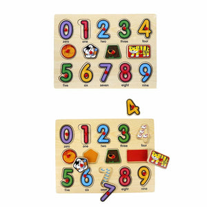 130444 Ahşap Raptiyeli Puzzle Saat - Toyz Show