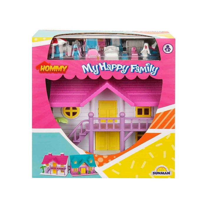 2080 Happy Family Villa Oyun Seti 18 Parça - Toyz Show - 