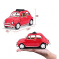 22099 Burago Fiat 500L 168 Kırmızı 1:24 -Sunman - görsel 4