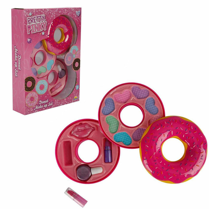 2596 Donut Şekilli 2 Katlı Makyaj Güzellik Seti -Sunman - Toyz Show - 