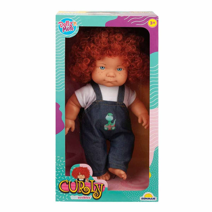30151 Sunman, Curly Kıvırcık Saçlı Bebek 35 cm - Toyz Show - 