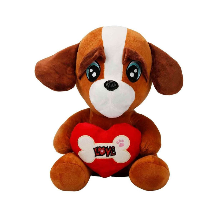3183 Sunman, Kalpli Peluş Köpek 30 cm - Toyz Show - 