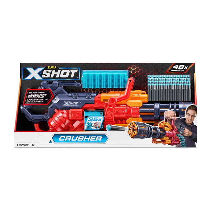 36382 Zuru X-Shot Silah Sünger Atan Excel-Crusher 48 Mermi -Sunman - Toyz Show - 