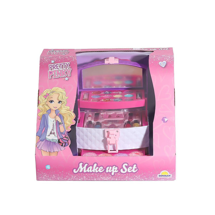 4279 3 Katmanlı Çantalı Makyaj Seti -Sunman - Toyz Show - 