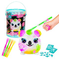 45523 Airbrush Peluş Neon Boyama Seti -Sunman - görsel 3