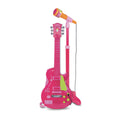45872  Elektronik Gitar Ayaklı Mikrofon Müzik Seti Pembe -Sunman - görsel 2