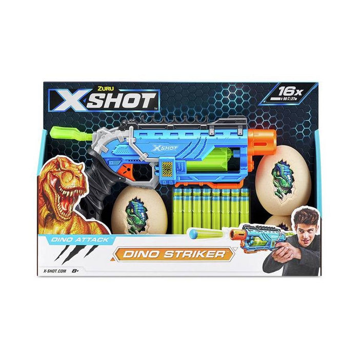 4860 X Shot Sünger Atan Dino Attack Striker Silah -Sunman - Toyz Show - 