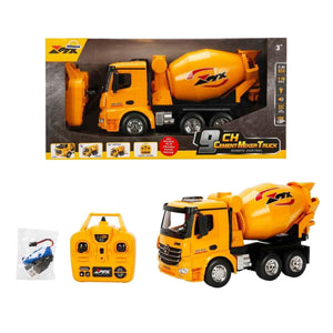 5084 SUN-RST-RC İŞ MAKİNESİ 1 18 BETON MİKSERİ FF 9CH 3 7V USB 2 4 GHZ SESLİ IŞI - Toyz Show