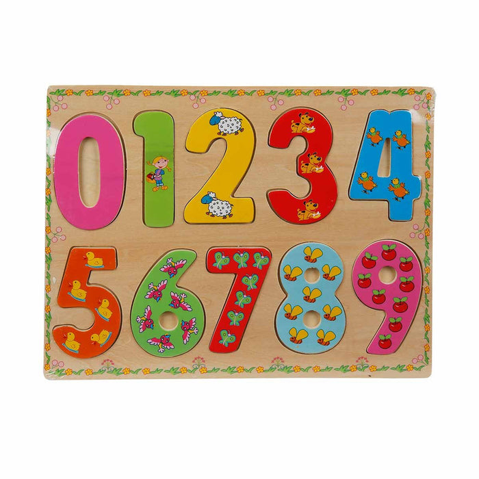 5215 -Wooden Puzzle Numbers 10 Parça - Toyz Show - 