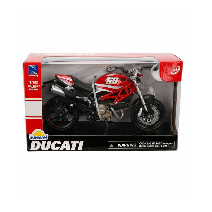 57523 SUN-NRY- 1 12 MTR DUCATI MANSTER 796 N 69 KRMZ - Toyz Show - 