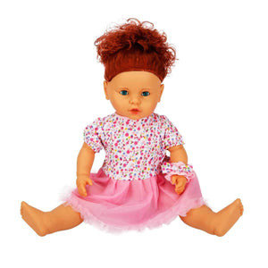 1060011 Lila Sesli Saçlı Et Bebek 60 cm - Toyz Show