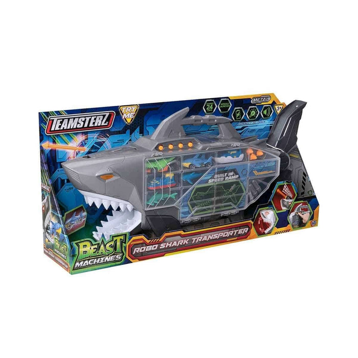 74461 Teamsterz Beast Machines Robo Shark Çantalı Transporter -Sunman - Toyz Show - 