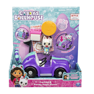 6062145 Gabbys Dollhouse Pandy Paws ve Carlita Araba - Toyz Show