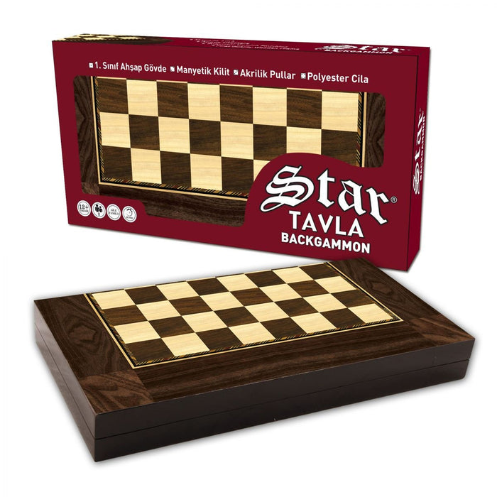 1020180 Star Polyester Ceviz Tavla (Büyük) - Toyz Show - 