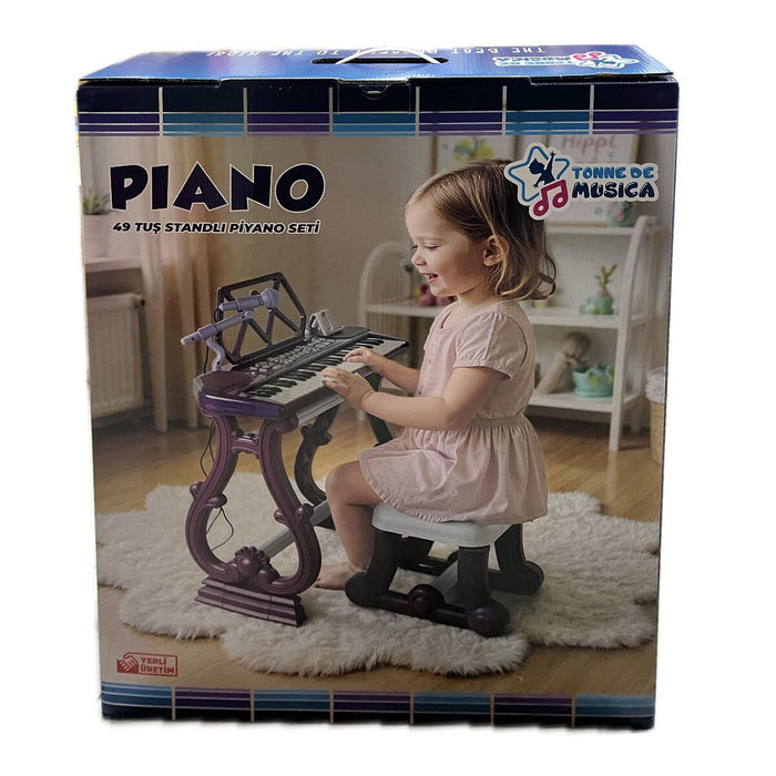 URT034-003 AYAKLI 49 TUŞ PİANO ORG - MOR - Toyz Show - 