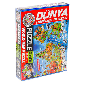 7375 Dünya Kültür Haritası Puzzle -Totteriq - Toyz Show