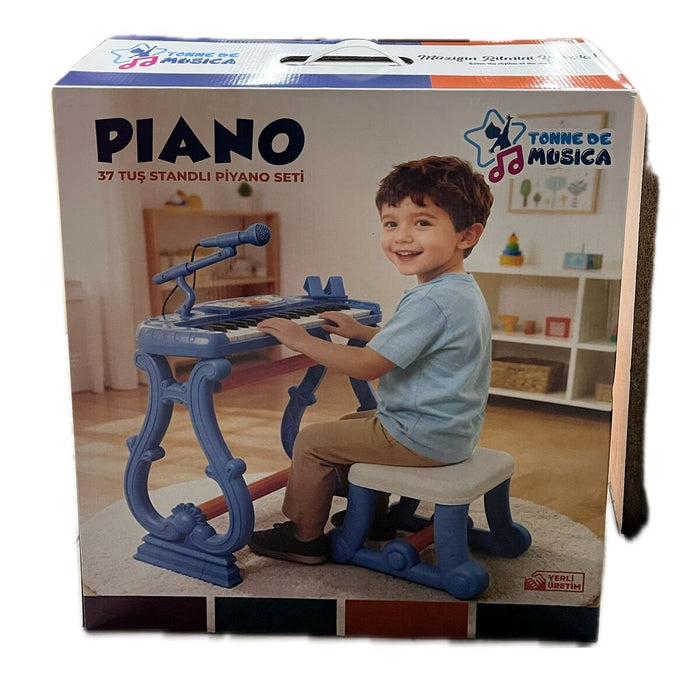 URT033-002 AYAKLI 37 TUŞ PİANO ORG - MAVİ - Toyz Show - 