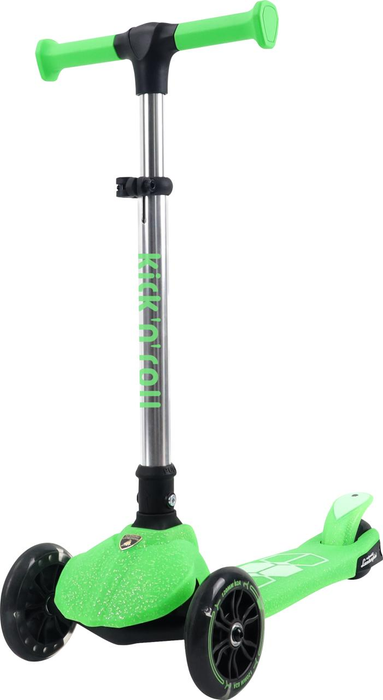L5JELLY-G LAMBORGHİNİ LİSANSLI PARILTI IŞIKLI SCOOTER YEŞİL - Toyz Show - 