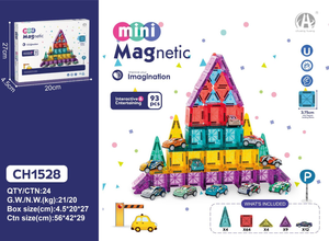 CH1528 3.75CM Mini Magnetic Blok 93 PCS - Toyz Show