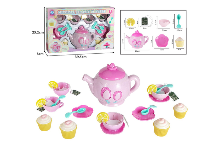 9798-S1 PİLLİ KUTULU BUHARLI ÇAY SETİ - Toyz Show - 