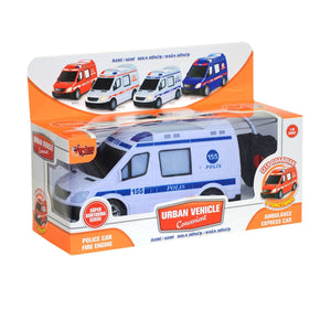 V001-2 V3 V004  Kumandalı Sesli Işıklı Polis Arabası-Jandarma-Ambulans-İtfaiye 1:18-Vardem - Toyz Show
