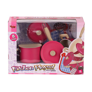 1818-6A Emaye Tencere 8 Parça -Vardem Oyuncak - Toyz Show