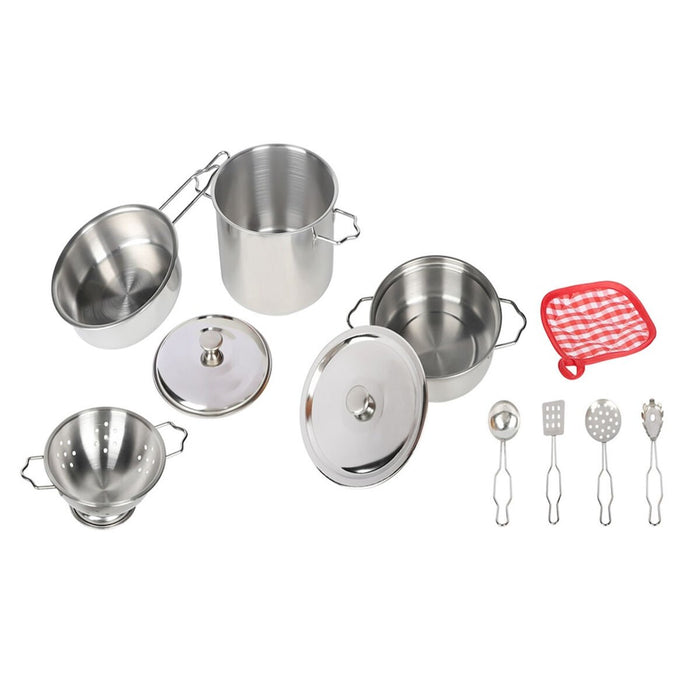 ATF-3815-1A 11 PARÇA ÇELİK TENCERE TAVA SET - Toyz Show - 