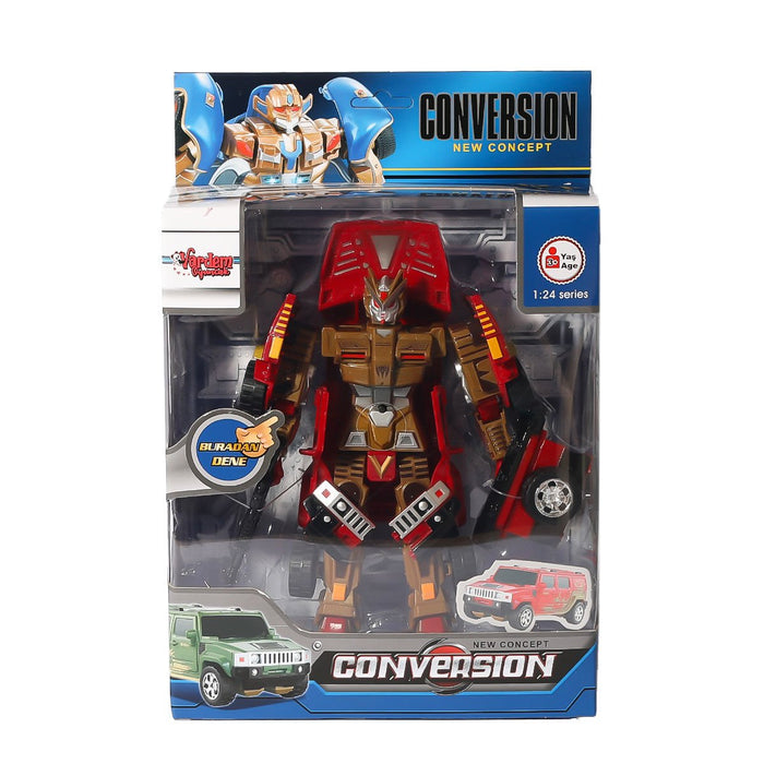 HW-899-1-2-5 Dönüşebilen Robot Jeep 1:24 -Vardem - Toyz Show - 