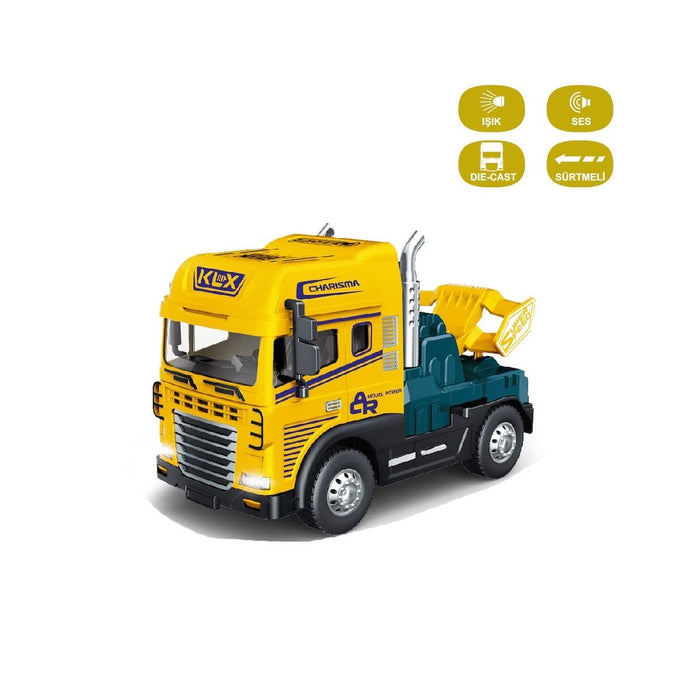 KLX600-345 Sürtmeli Işıklı Müzikli 1:24 Çekici (Tır Kafası) - Toyz Show - 