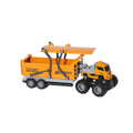 KLX600-377 Sürtmeli Die Cast 4x4 Kapalı Kasa İnşaat Tırı -Vardem - görsel 2