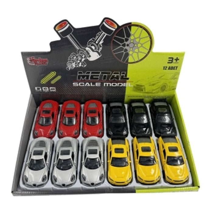 KM-36231C-1-2-3-4 ÇEK BIRAK 1 36 METAL ARABA - Toyz Show - 